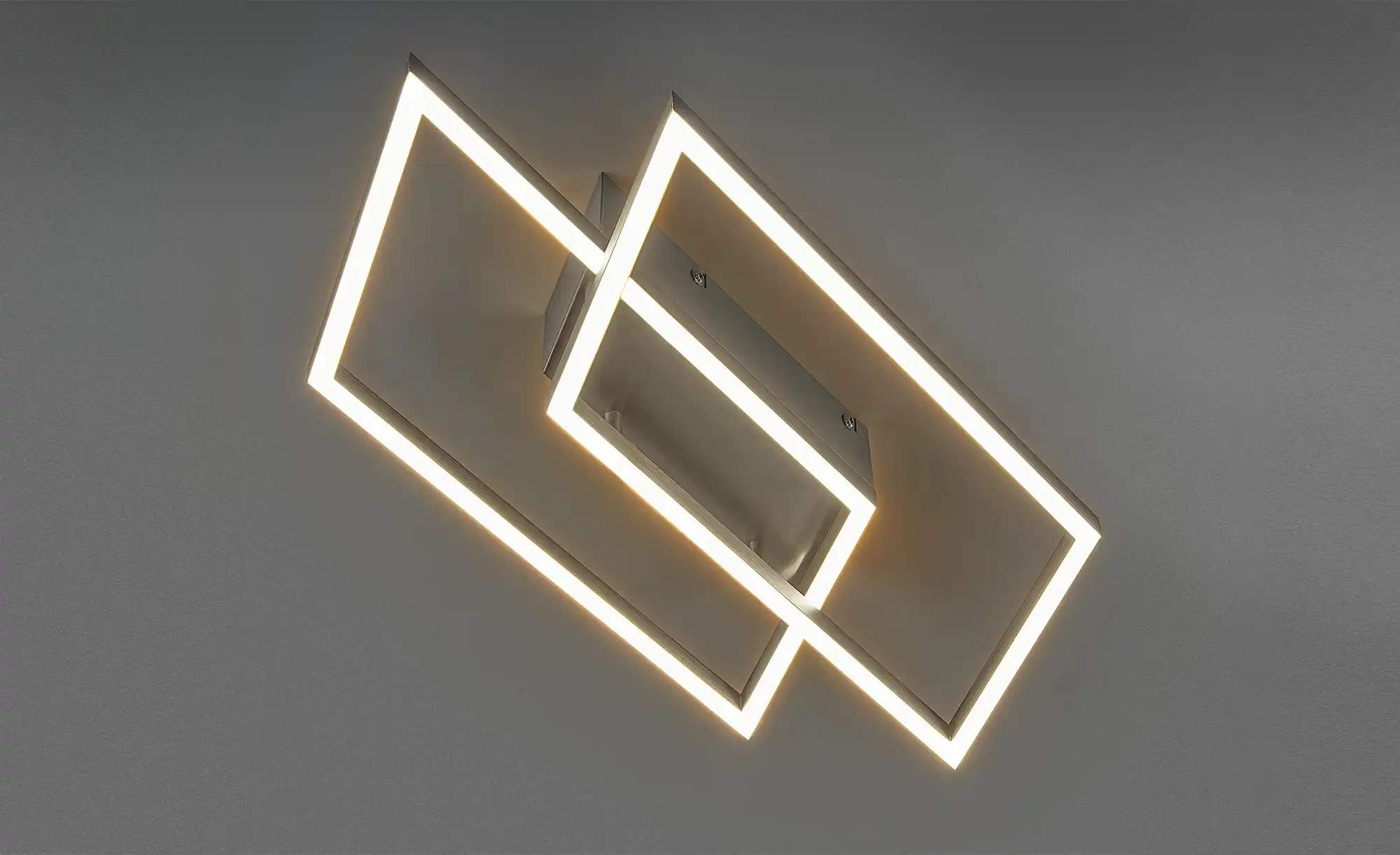 Paul Neuhaus LED-Deckenleuchte, 2-flammig, Nickel-matt