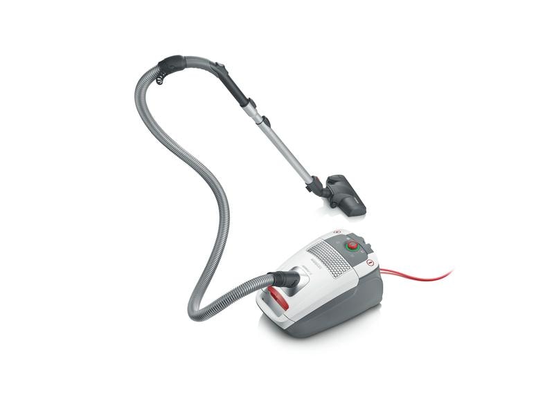 Severin Bodenstaubsauger BC 7047 Grau/Weiss Staubsauger mit Beutel