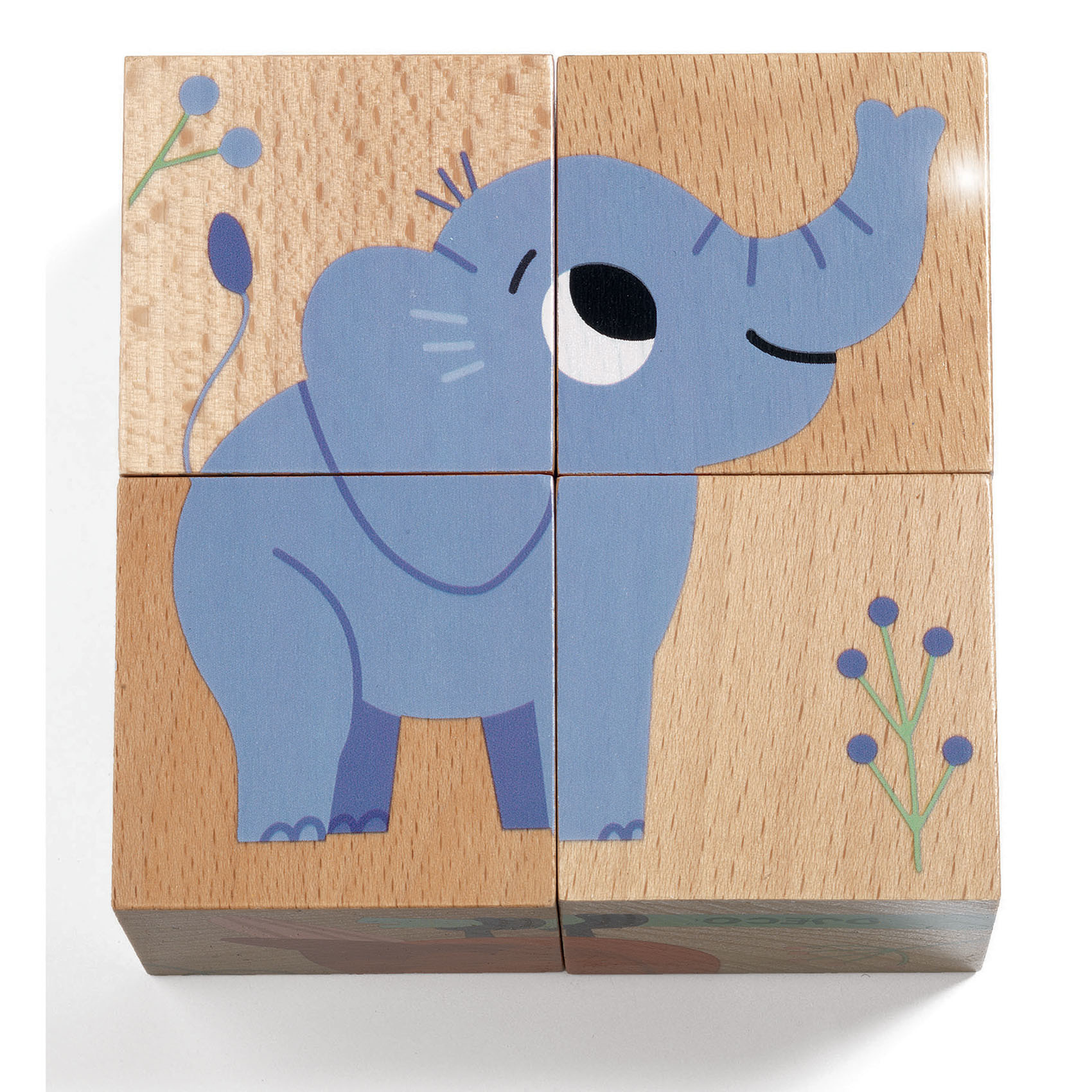 Djeco Djeco Puzzel blok Wild & Co