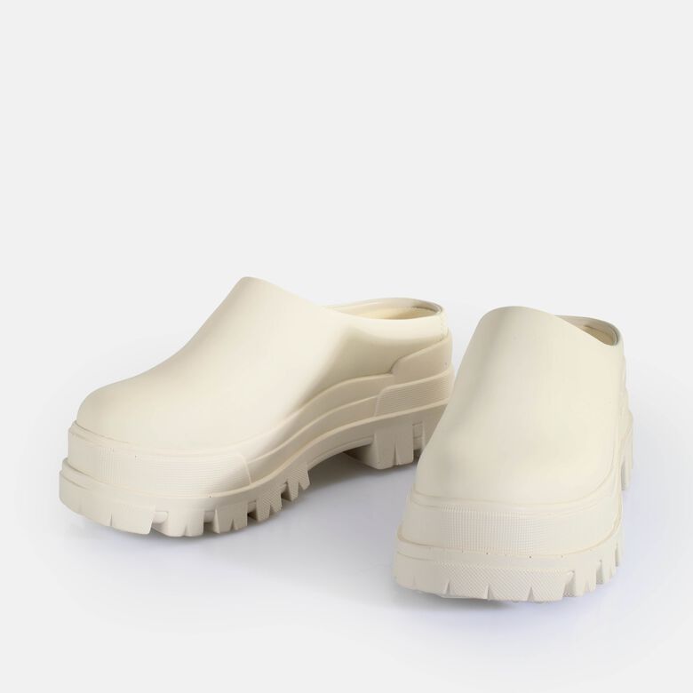 Aspha Clog 01 Chaussures basses véganes, ivoire