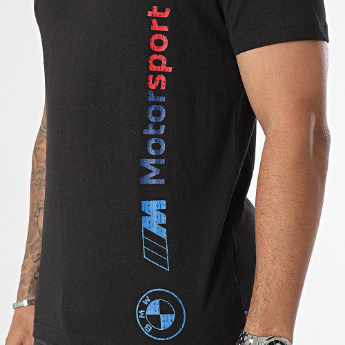 Tee Shirt Col Rond BMW M Motorsport Logo 624155 Noir