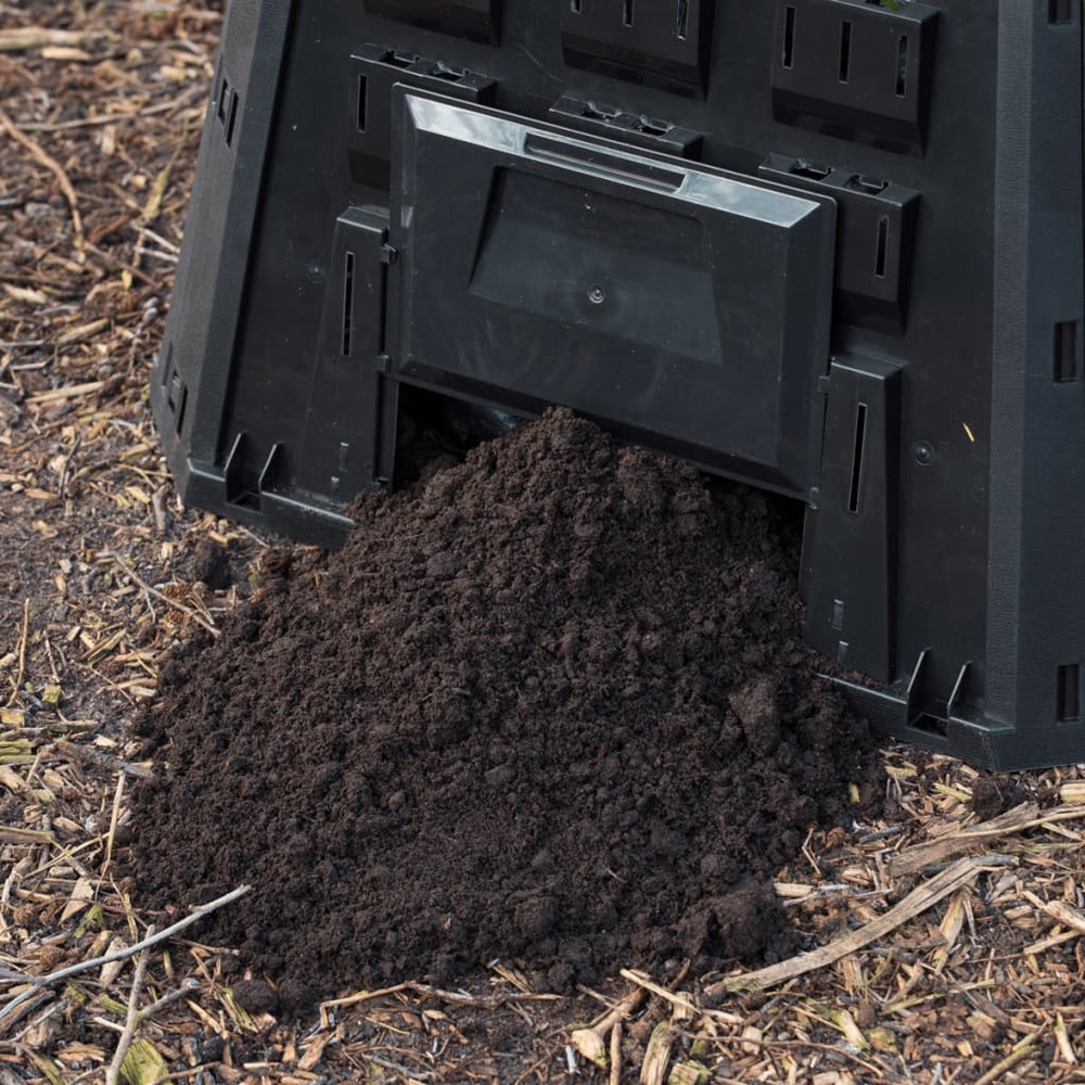 Bac à compost noir 1200 l