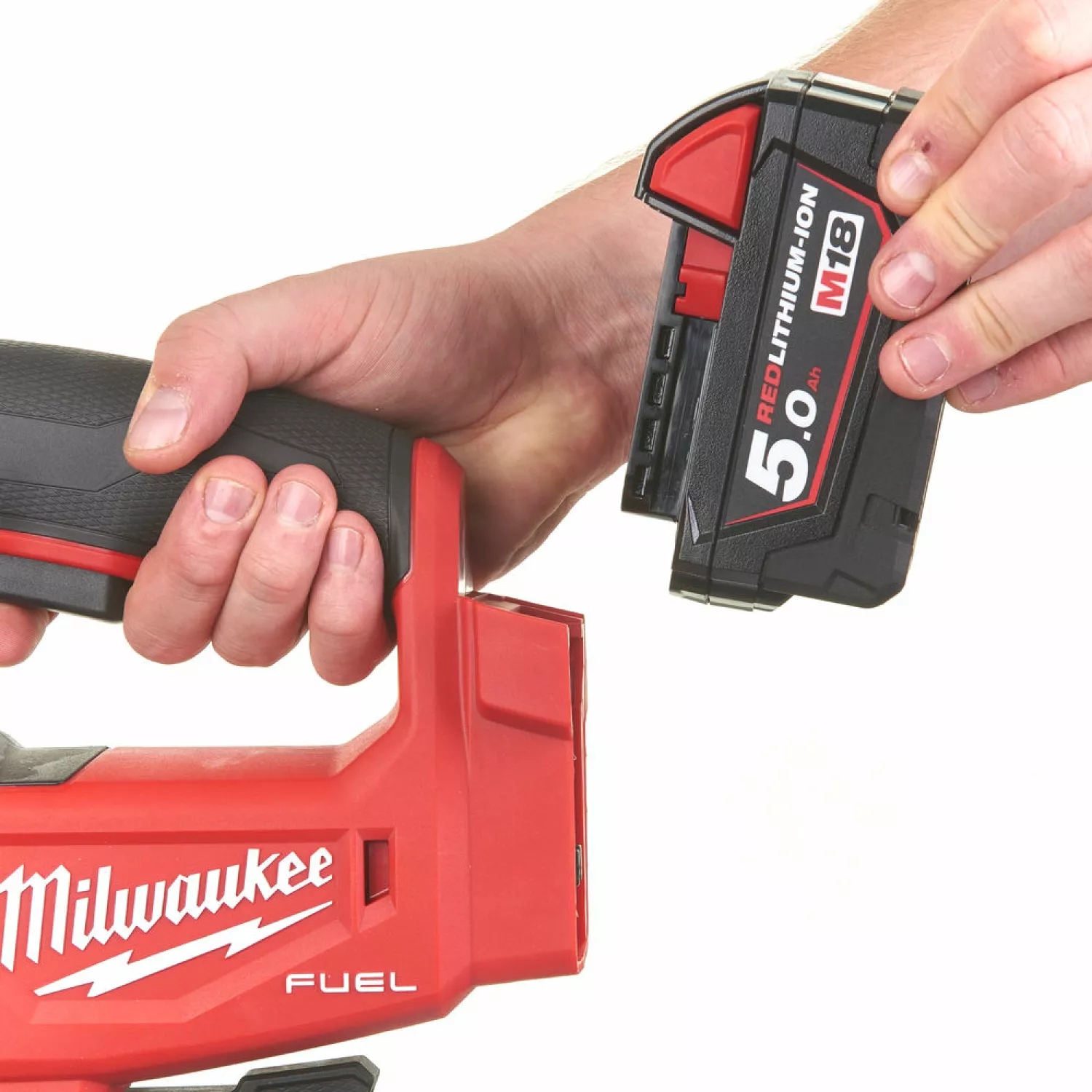 Milwaukee M18 FJS-502X 18V Li-Ion accu Decoupeerzaagmachine set (2x 5.0Ah accu) in HD-Box - koolborstelloos