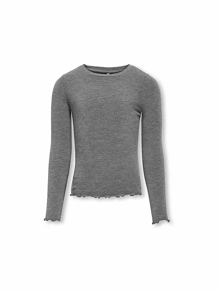 ONLY Mädchen Langarmshirt KOGAMOUR grau