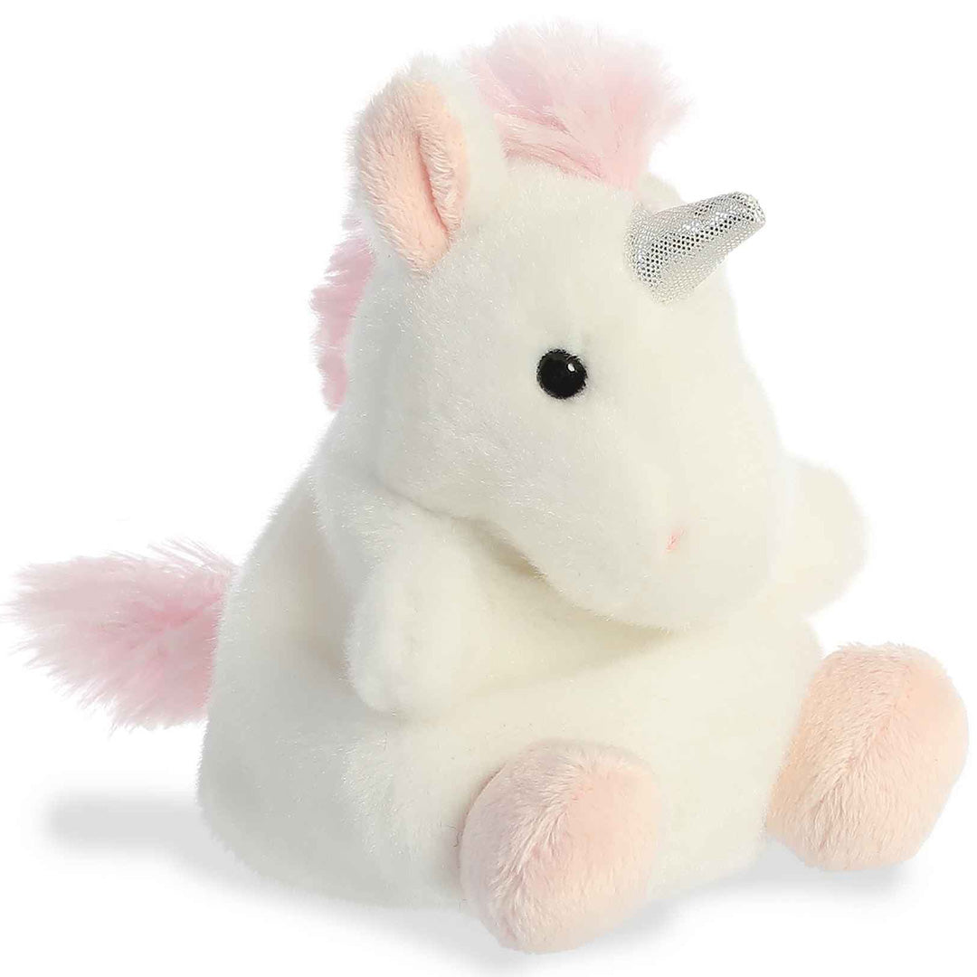 palm pals knuffeleenhoorn sassy - 13 cm