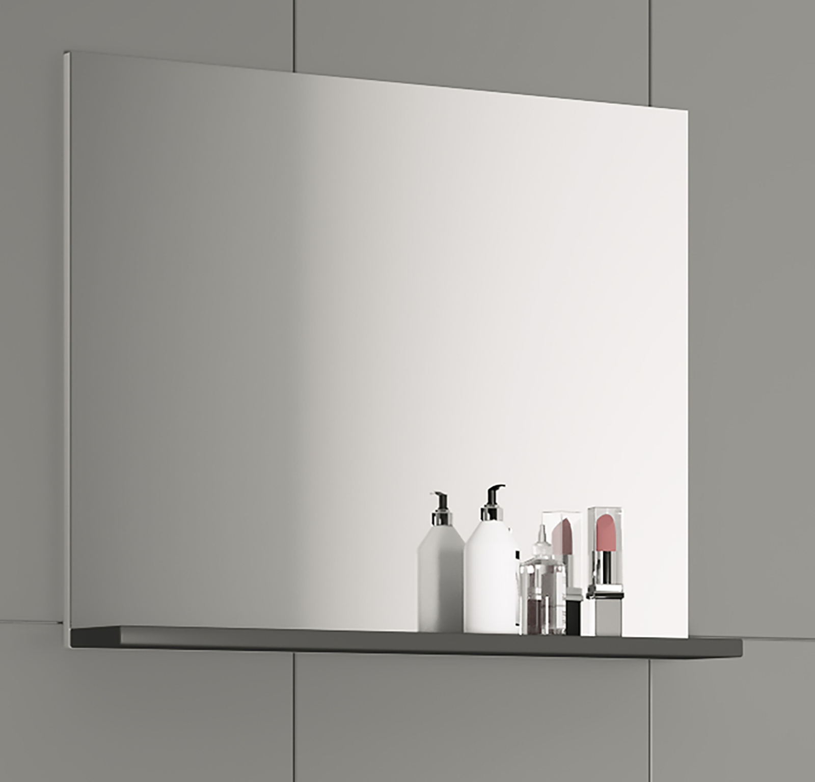 Spiegel LANDOS - anthrazit - 50 cm breit