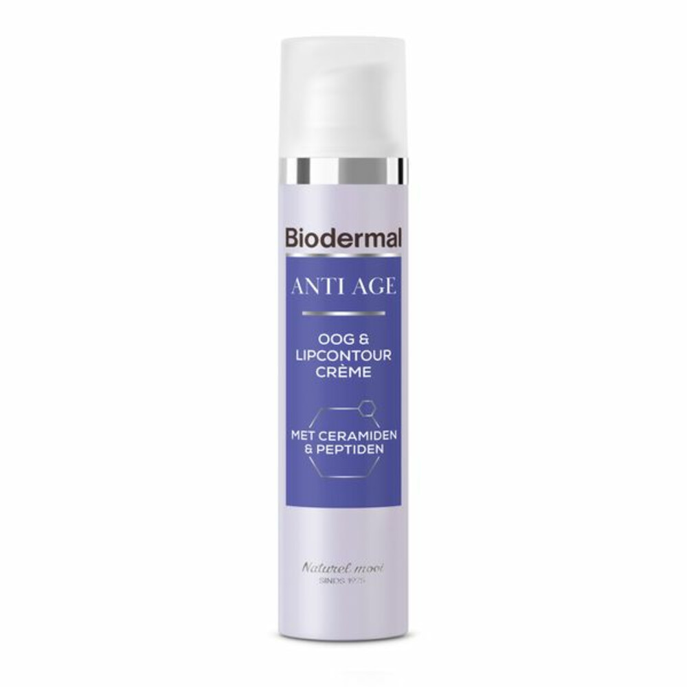 2x Biodermal Oog & Lip Contour crème Anti Age15 ml