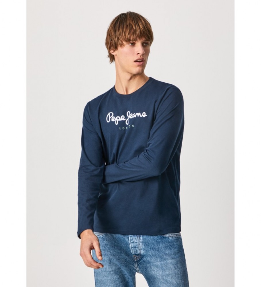 Pepe Jeans Camiseta Eggo Largo N azul marinho