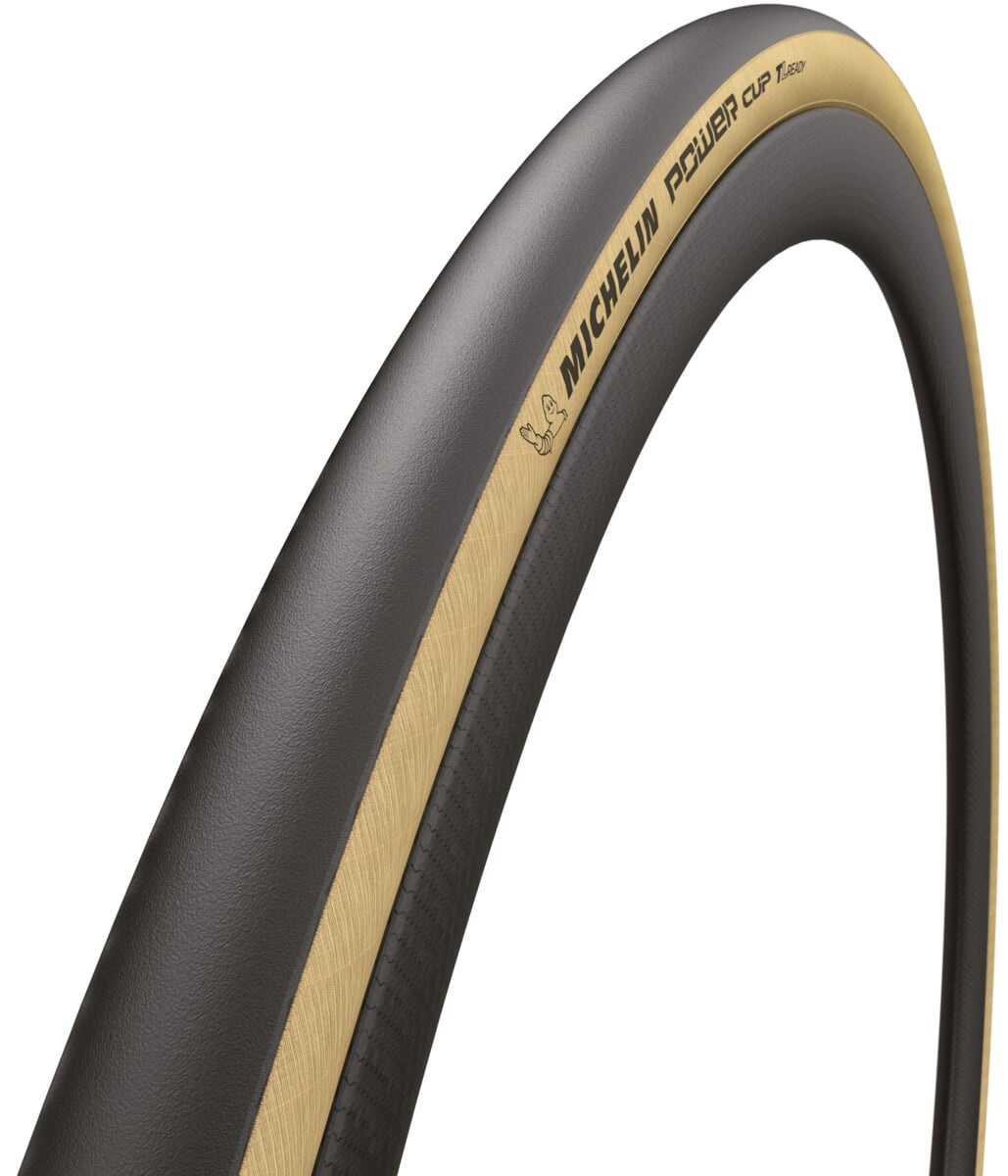 Michelin Power Cup TLR Racefiets Band Zwart/Bruin