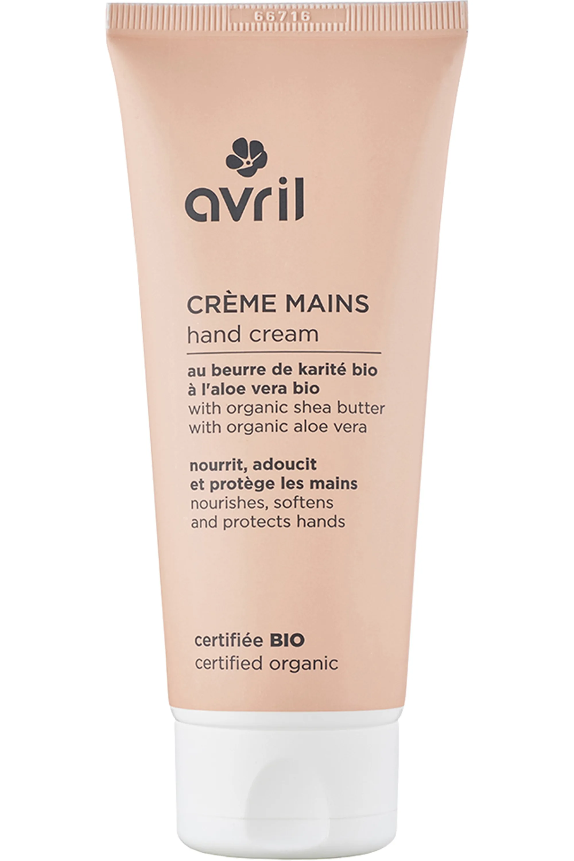 Avril Crème mains bio grand format-100 ml