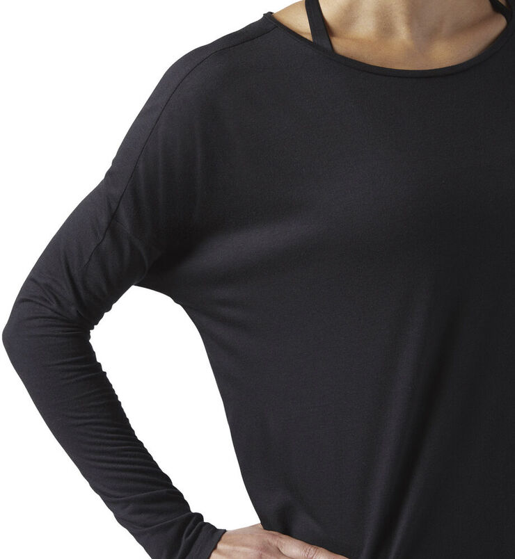 Reebok TS Long Sleeve T-shirt Sort