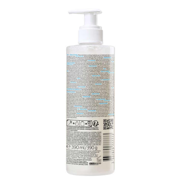 Effaclar H Iso-Biome crème lavante apaisante 390ml