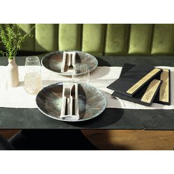 Chemise pour menu avec imprimé, A4, gris foncé
