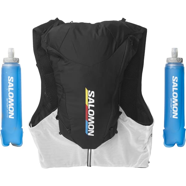 Sac trail SALOMON ADV SKIN 12 RACE FLAG BLACK/WHITE