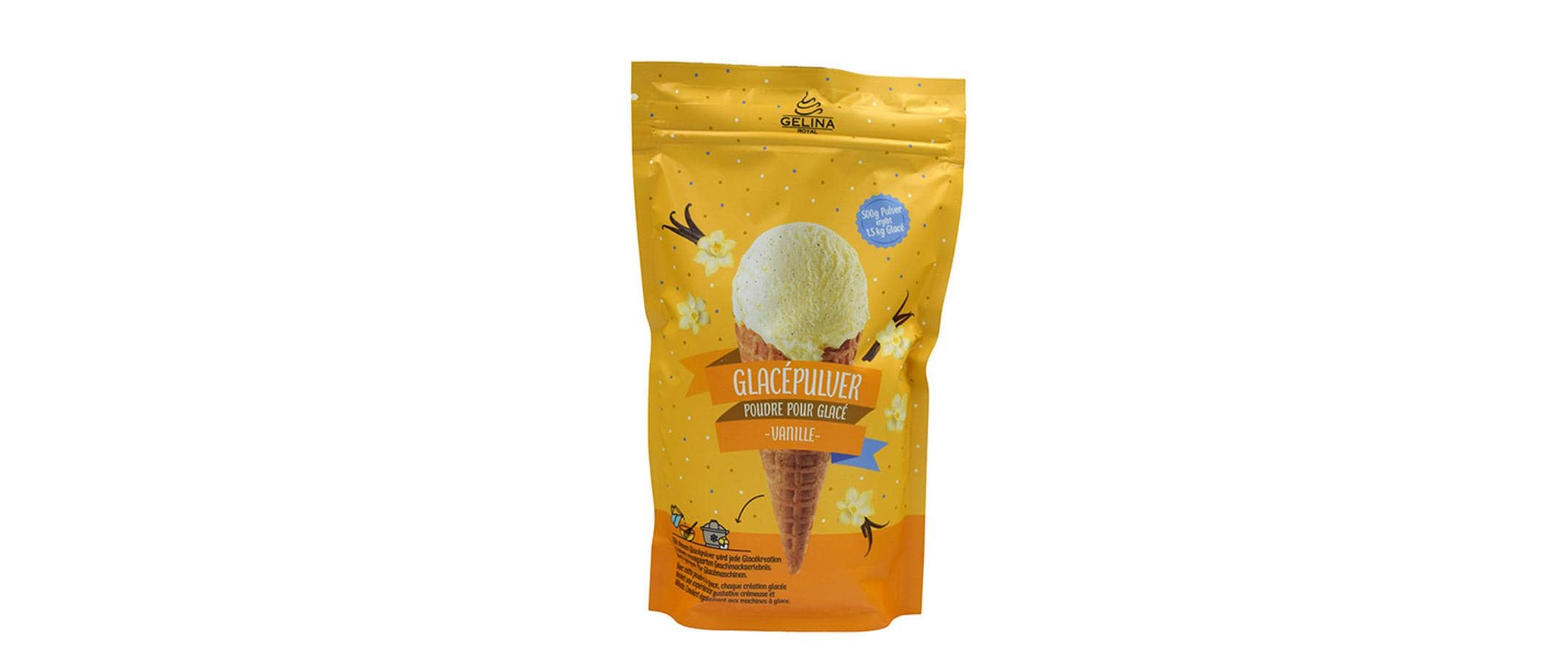 Royal Glacé Vanille 500 gSpeiseeispulver mit Vanillegeschmack