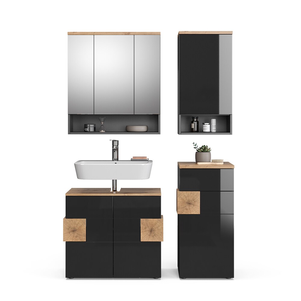 Vicco Badmöbel Set Eden Spiegelschrank Unterschrank Hängeschrank Hochschrank ANT