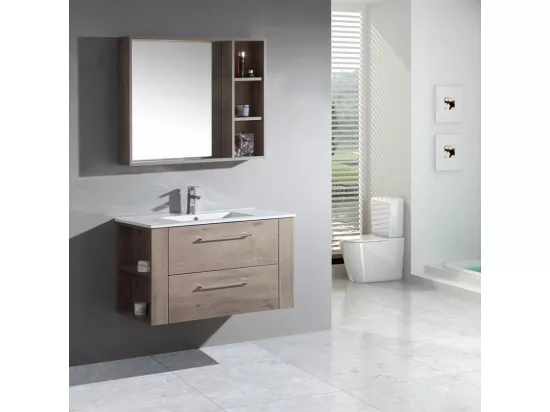 Ensemble meuble de salle de bain 100 cm Aquanoma