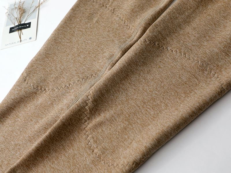 Finlies - Matching effen fleece-gevoerde leggings (verschillende ontwerpen)