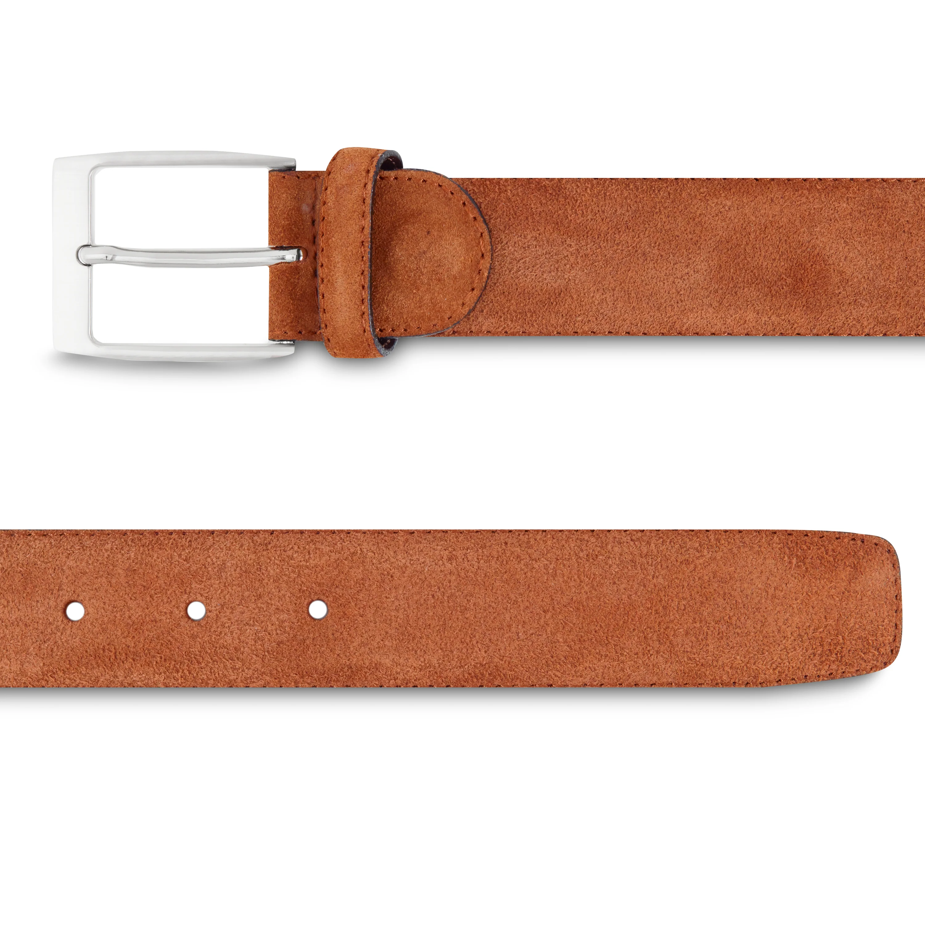 Ceinture veau velours orange
