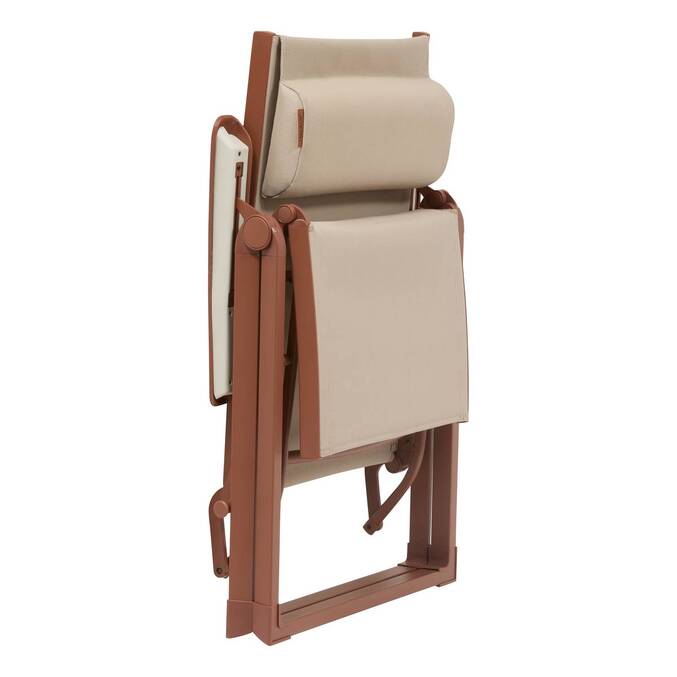 Fauteuil de jardin DECIMA Lin / Acajou
