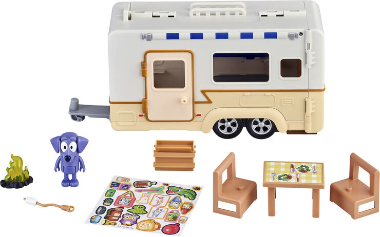 Bluey Bluey Family campervan