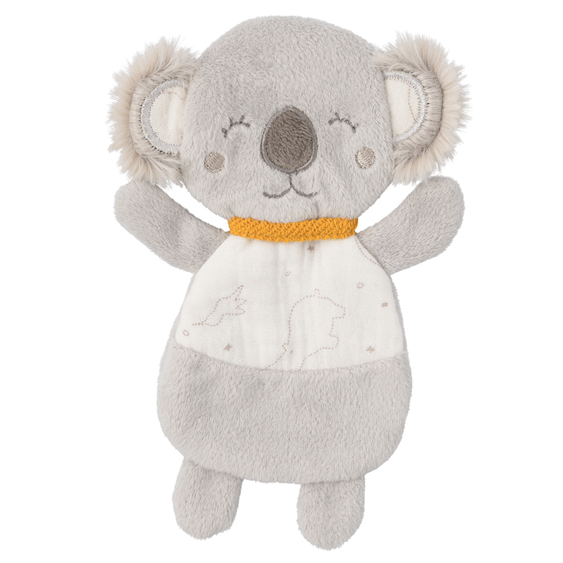 Topomini Baby Knistertier im Koala-Design hellgrau