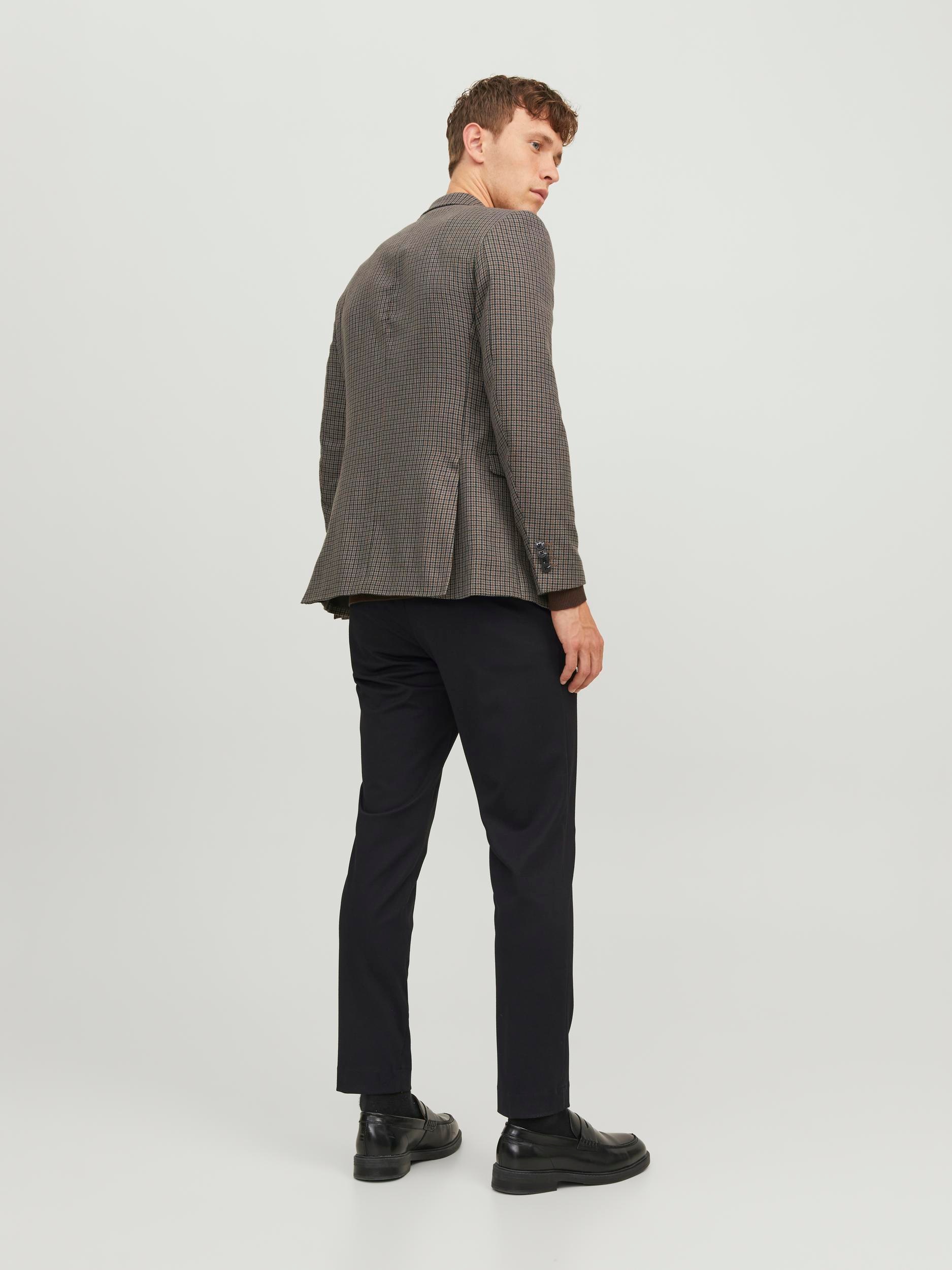 Jack & Jones Chinohose »JPSTMARCO – Chinohose mit mittlerer Taille, Slim Fit, bequem«  unifarben, modisch, slim fit, Web