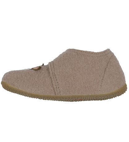 Living Kitzbühel Hausschuhe - Baby Klettschuh - Zeitlos Taupe