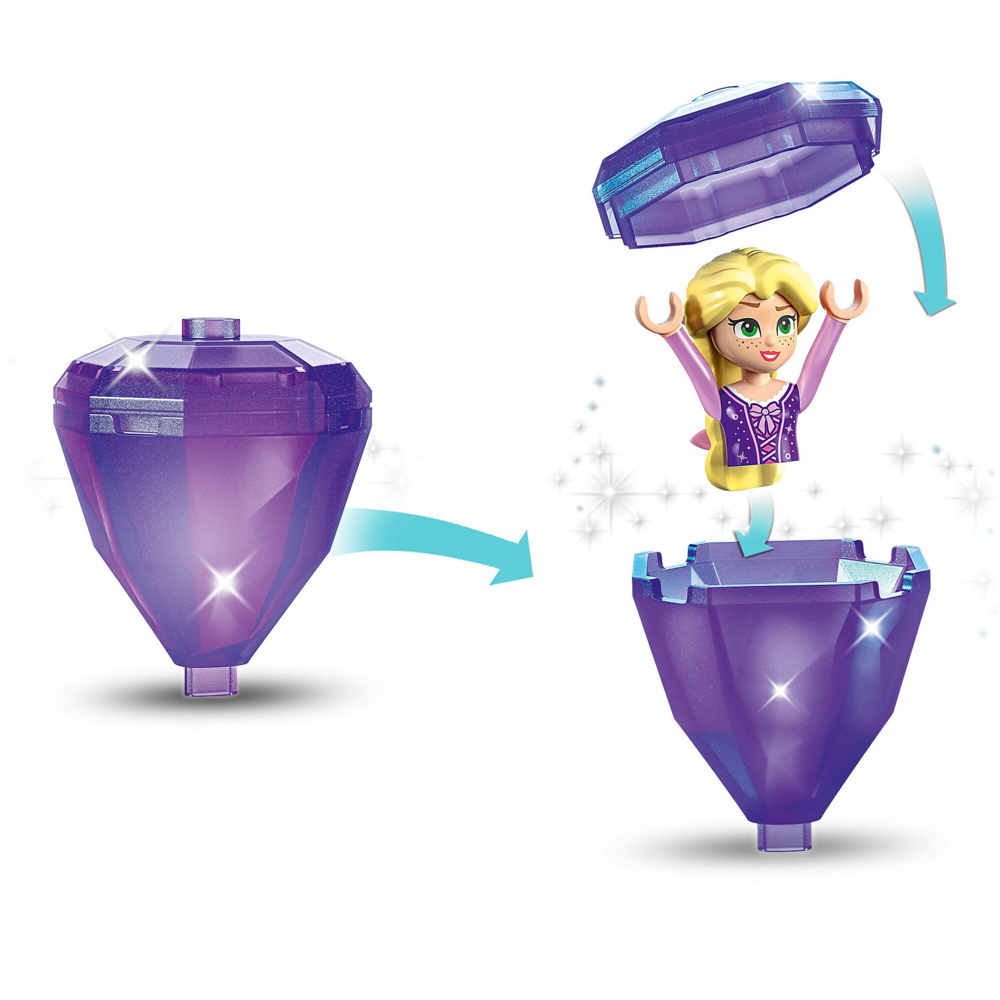 LEGO Konstruktionsspielzeug Disney Princess Rapunzel-Spieluhr