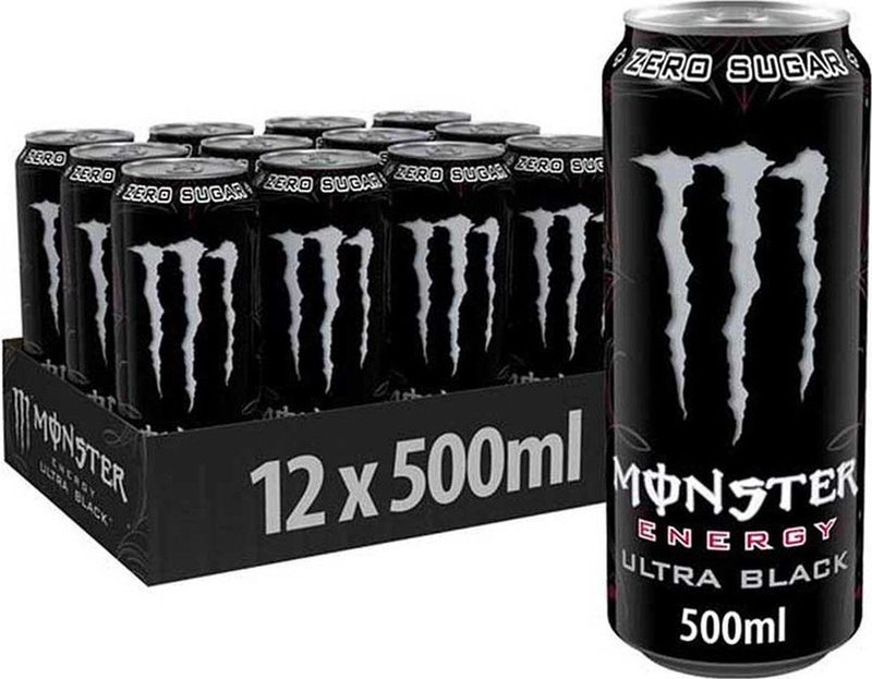 Monster Energy Ultra 12x 500ml Black