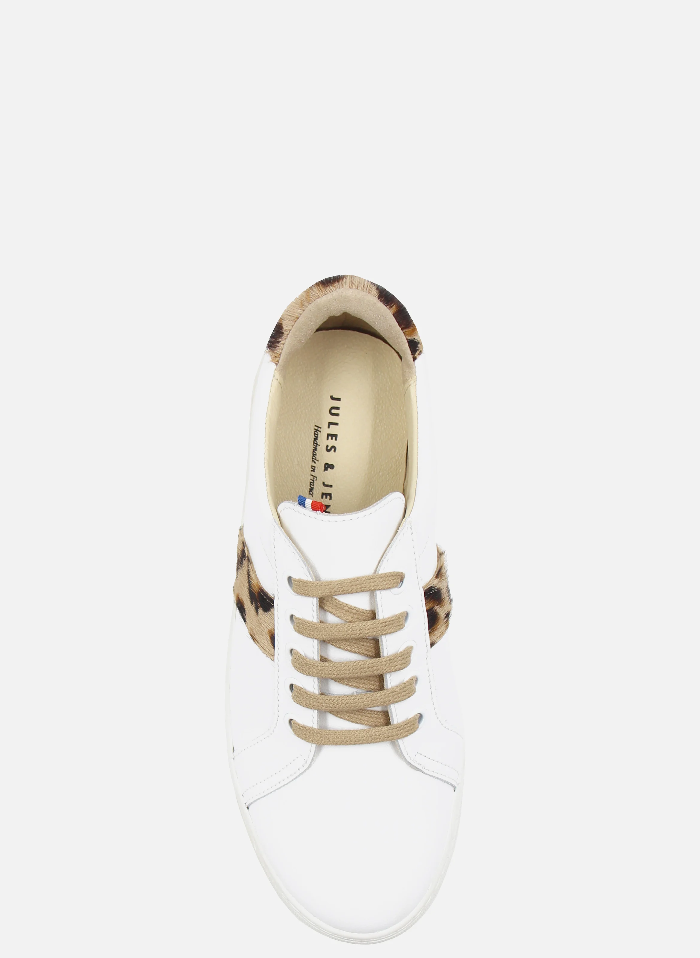 Baskets mif cuir | Blanc