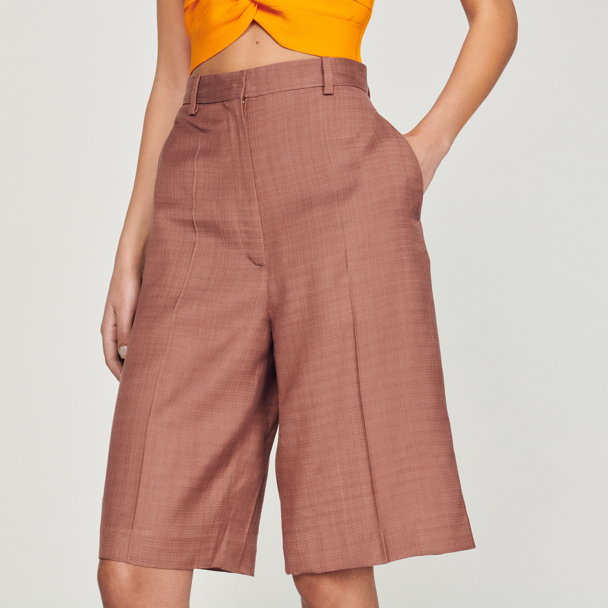 Bermuda de tailleur