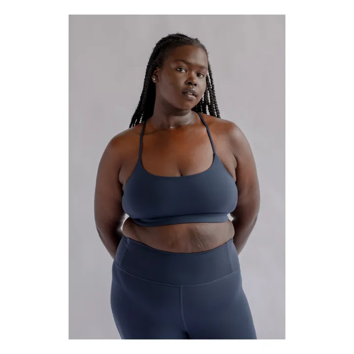 Girlfriend Collective Brassière de Sport Matières Recyclées Juliet | Bleu nuit