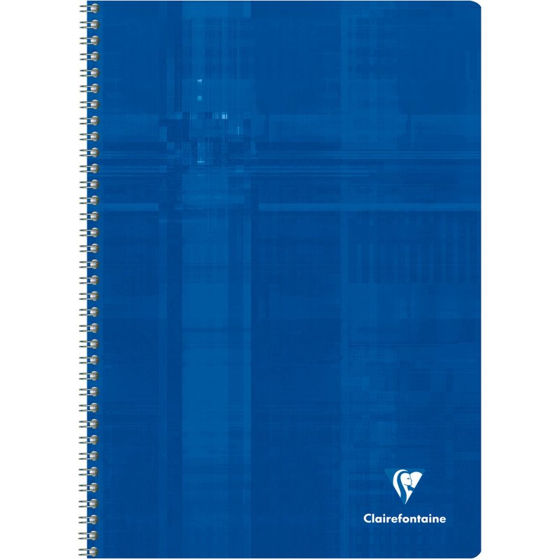Cahier spirale Clairefontaine Metric A4 21 x 29,7 cm grands carreaux 100 pages
