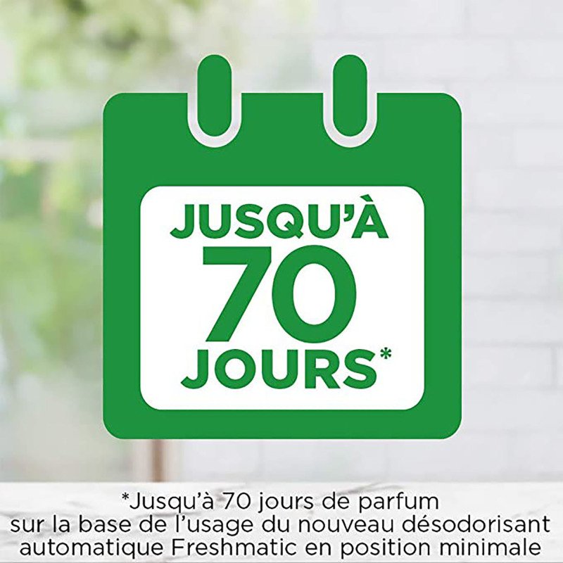 Recharge Air Wick Freshmatic Bois d'ébène et vanille pour diffuseur - 250 ml