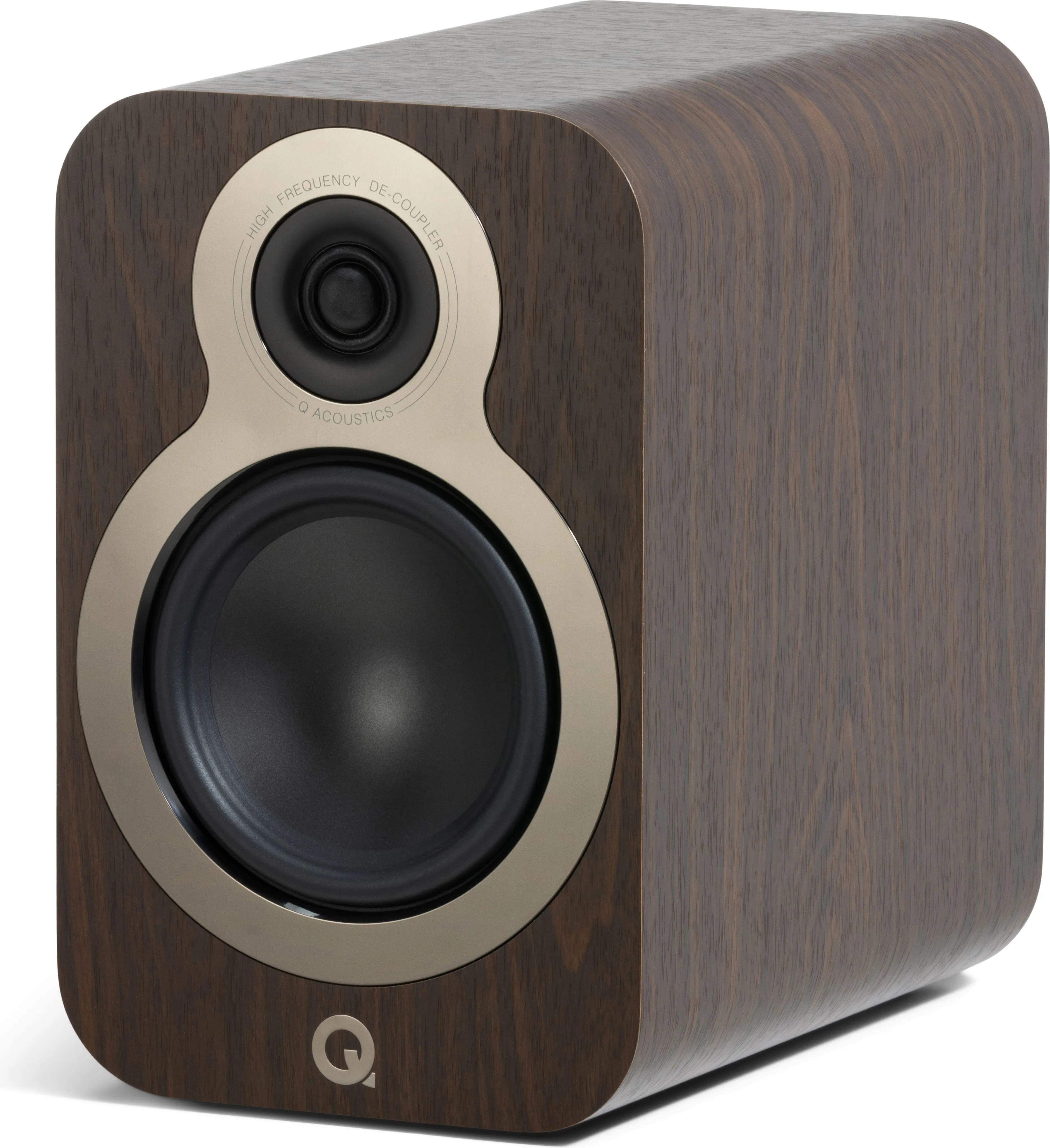 Q Acoustics 3030C Noyer (la paire) Enceintes bibliothèque