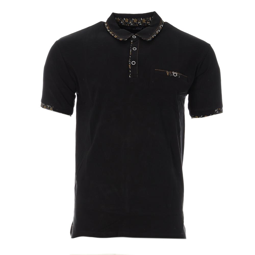 RMS26 Polo Noir Homme RMS26 Fleur