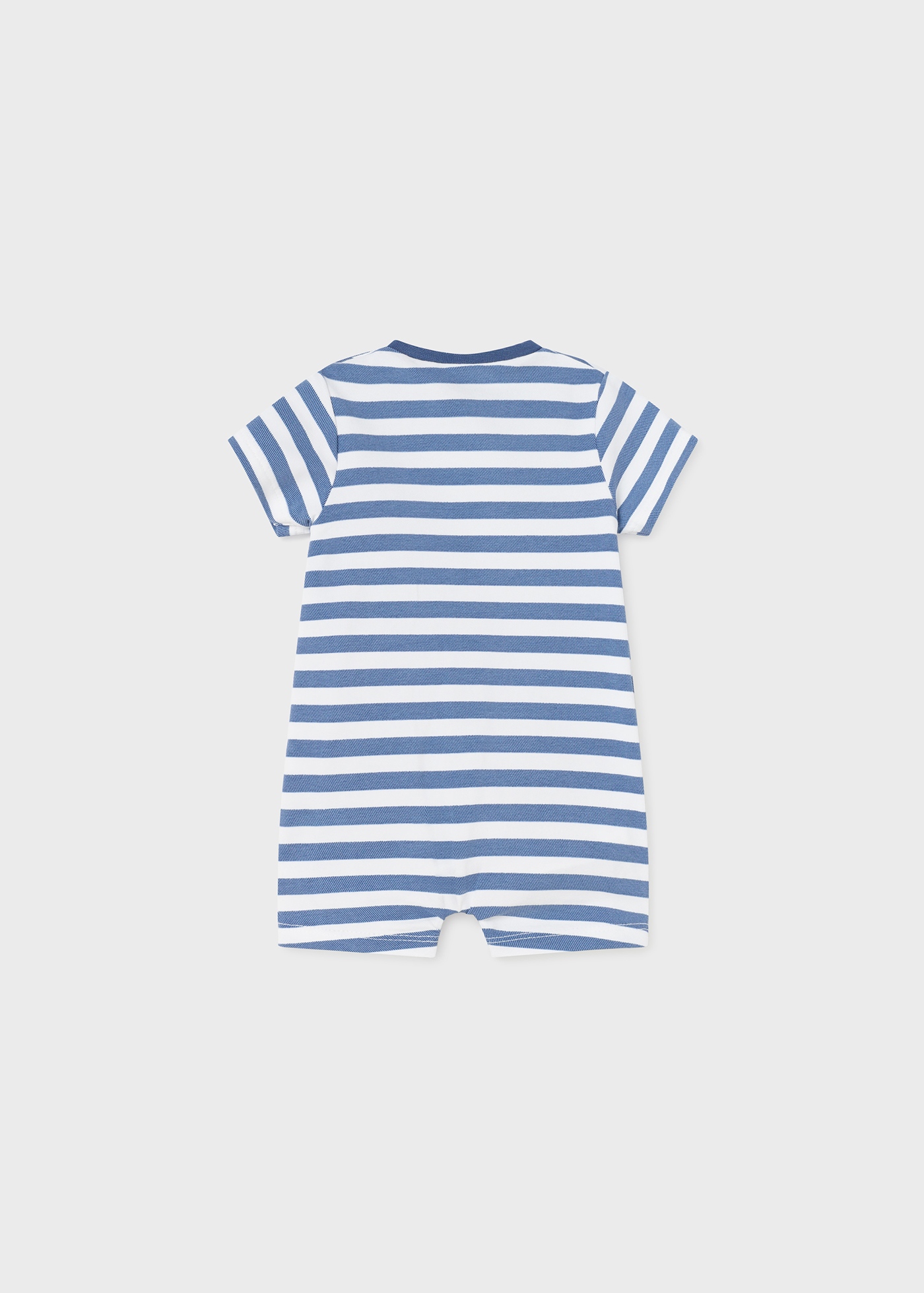 Conjunto de 2 pijamas curtos de algodão sustentável para recém-nascidos.