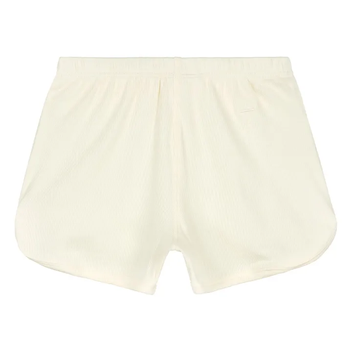 Gray Label Short Basique Coton Bio | Blanc cassé