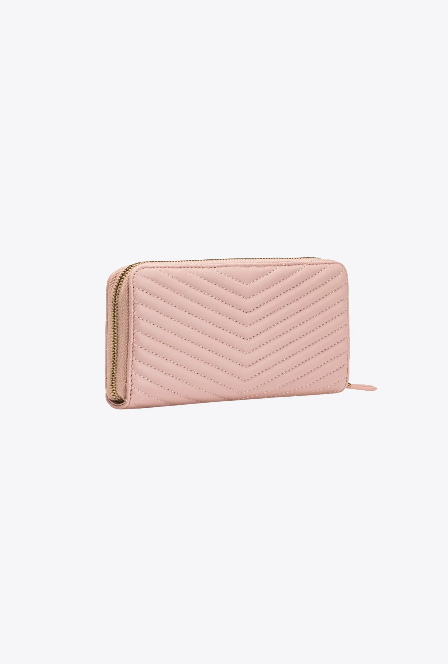 Portefeuille à contour zippé | Rose