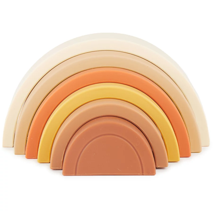 bieco Silikon Regenbogen Chocolate Bliss