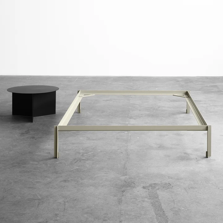 HAY - Connect Bett, 160 x 200 cm, alabaster