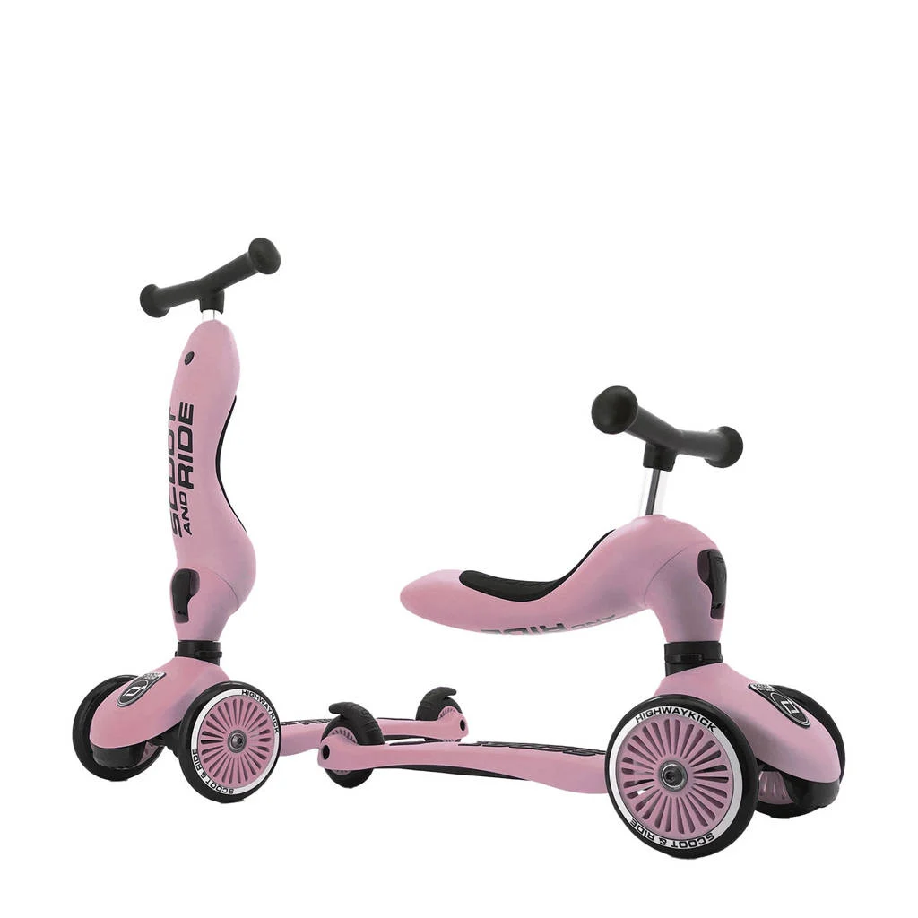 De beste Scoot&Ride . I Love itstep Highwaykick 1 - Rose