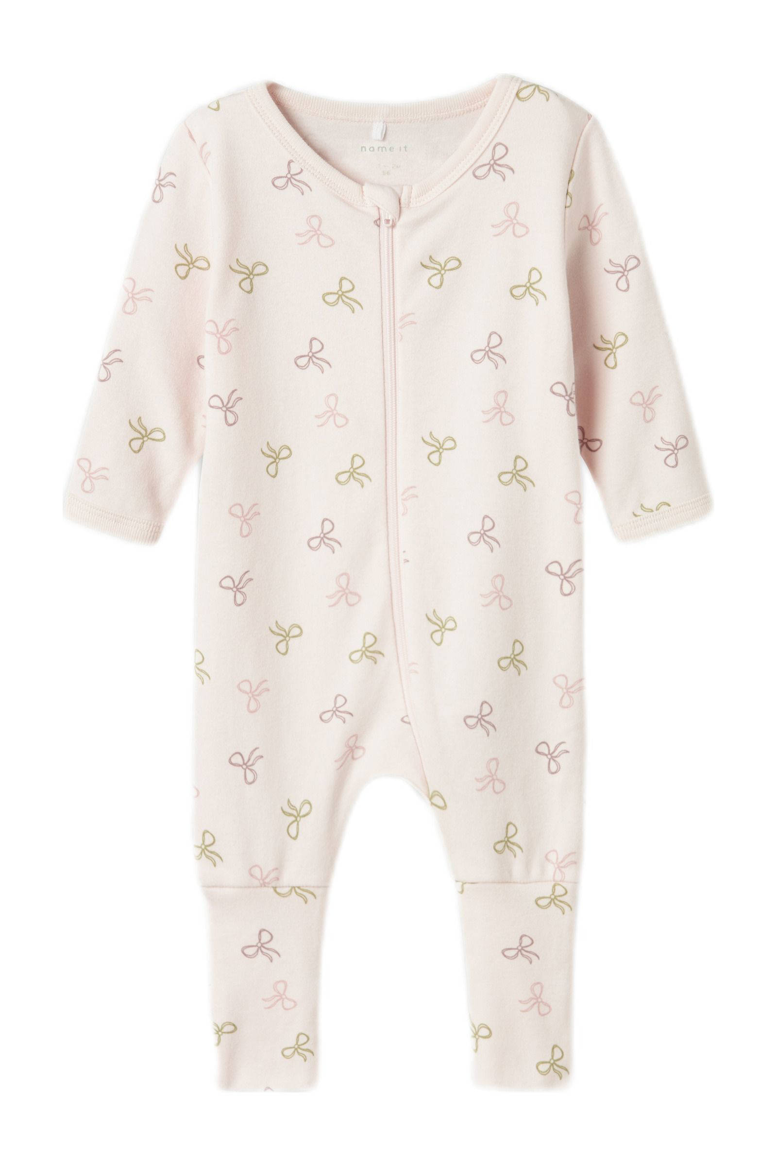 NAME IT pyjama NBFNIGHTSUIT - set van 2  roze/ecru