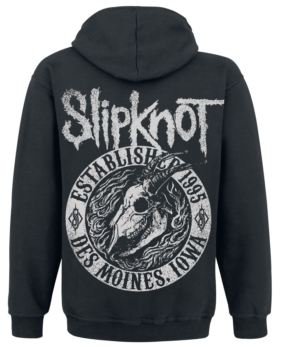Flaming Goat | Slipknot Sweat-shirt zippé à capuche