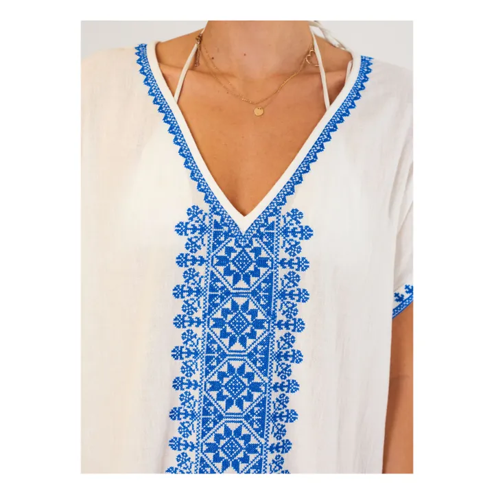 M.A.B.E. Robe Longue Serra | Bleu