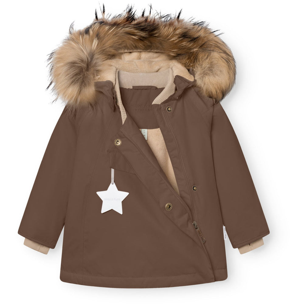 Køb Mini A ture Chestnut Brown Matwang Fleece Lined Winter Jakke Fur. GRS