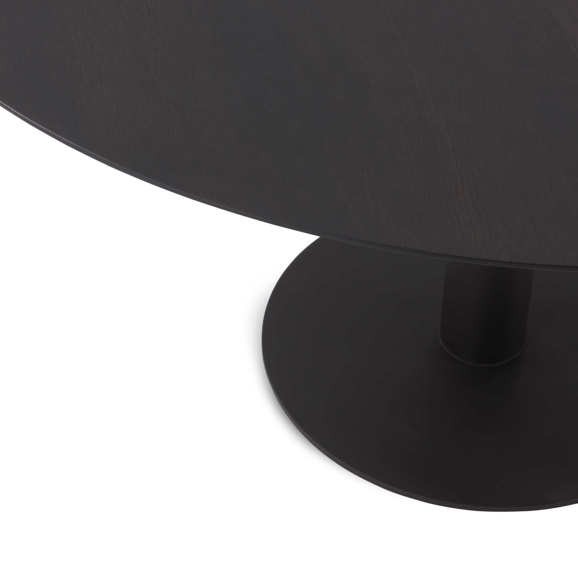 Eettafel Colon Ø140 eiken choco