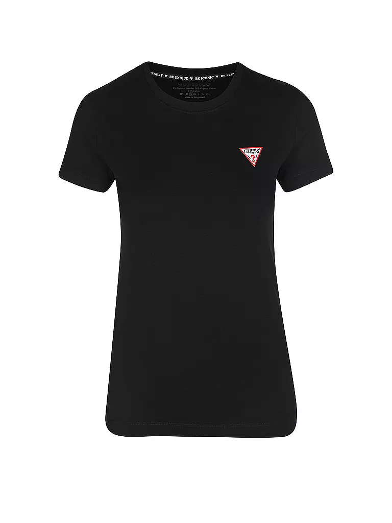 GUESS T-Shirt schwarz