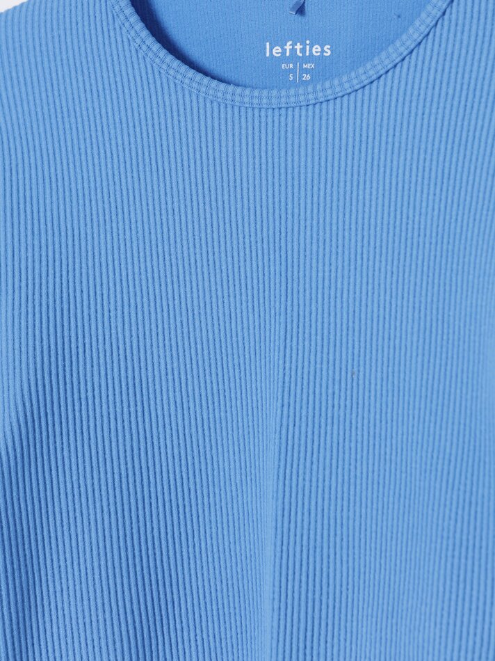 Camiseta sem costura - Azul claro